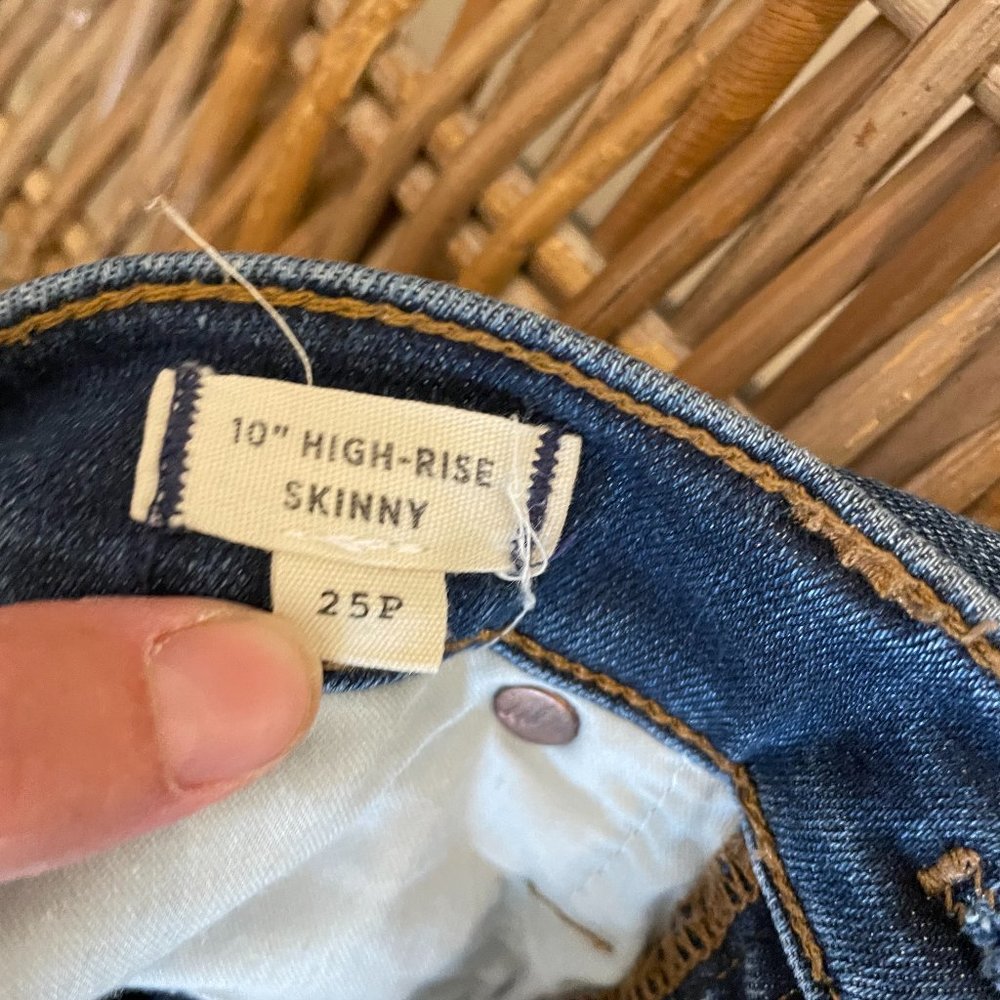 Madewell 10" High Rise Skinny View 3